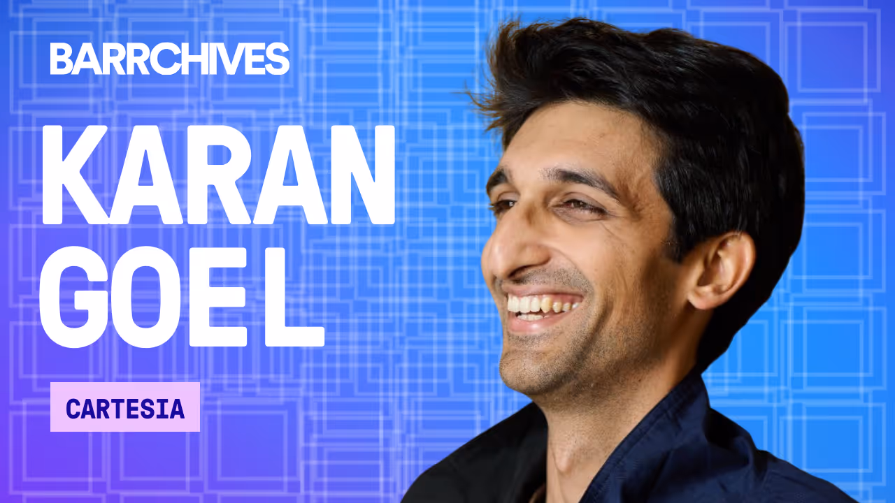 How Cartesia Edges Out The Big Labs With Audio AI Models, with Karan Goel, Founder and CEO at Cartesia