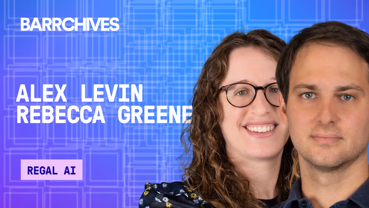 How Regal Builds Real Time Voice Agents for Contact Centers, with Co-Founders, Alex Levin and Rebecca Greene