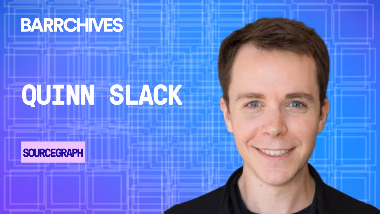The Context Problem That Built a $2.6B Developer Platform, with Quinn Slack, CEO of Sourcegraph